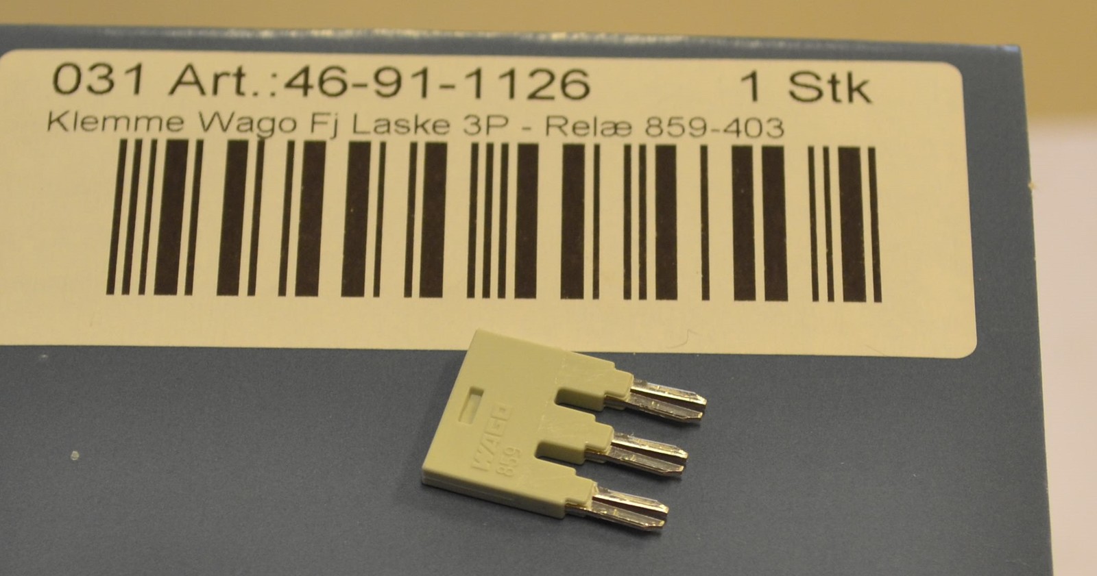 Splice Wago 3-Poles / Relay 859-403